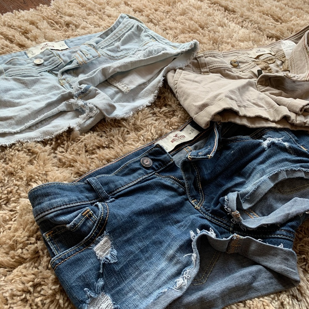Hollister Co. Brand Jean & Khaki Shorts! Size 3